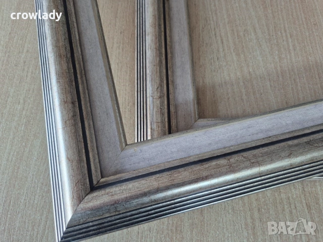 2 Сребърни рамки и паспару за гоблен картина огледало 2, снимка 5 - Картини - 53510751