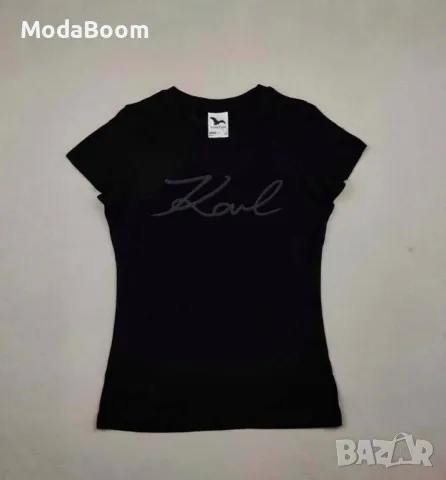 Karl Lagerfeld черна дамска тениска 