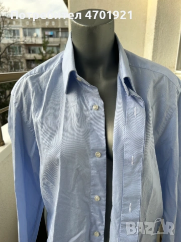 Мъжка синя риза МОNNI, снимка 11 - Ризи - 53136889