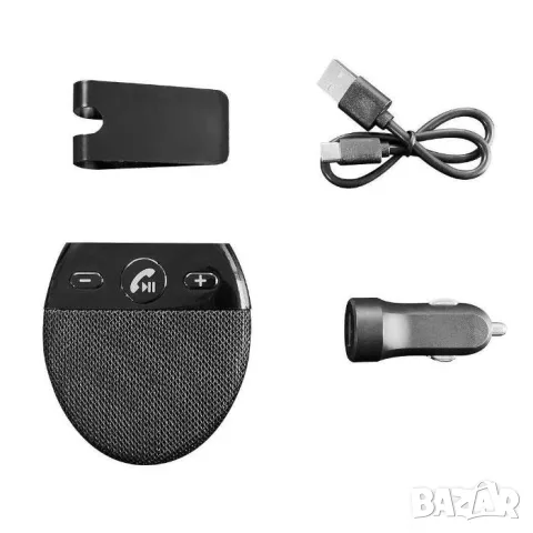 Bluetooth 5.0 хендсфри за сенник с FM AUX и microSD, снимка 2 - Аксесоари и консумативи - 55865565