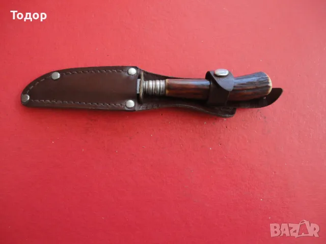 Невероятен ловен нож Hubеrtus Solingen, снимка 9 - Ножове - 49606548