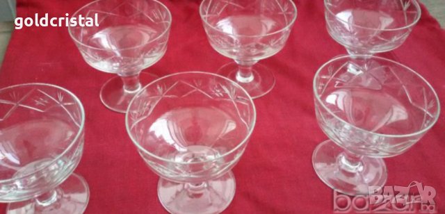  кристални чаши , снимка 2 - Антикварни и старинни предмети - 18052458