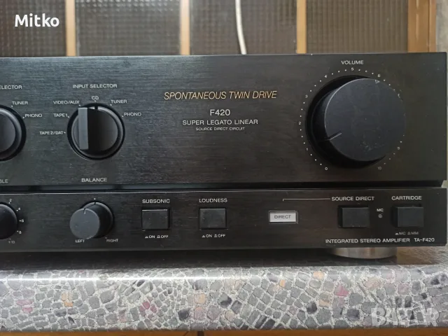 Sony TA-F420 стерео ТОП ЦЕНА , снимка 4 - Ресийвъри, усилватели, смесителни пултове - 56188075