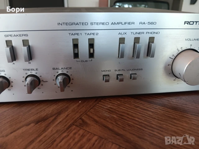 ROTEL RA-560 Услилвател, снимка 4 - Ресийвъри, усилватели, смесителни пултове - 51402134