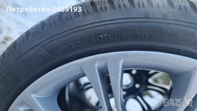 Зимни гуми 235 40 18 Dunlop , снимка 5 - Гуми и джанти - 53137248