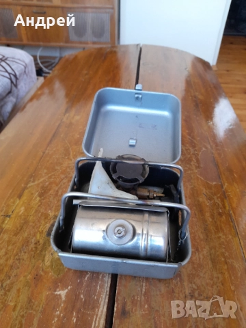 Стар туристически бензинов котлон,примус, снимка 2 - Други ценни предмети - 52065683