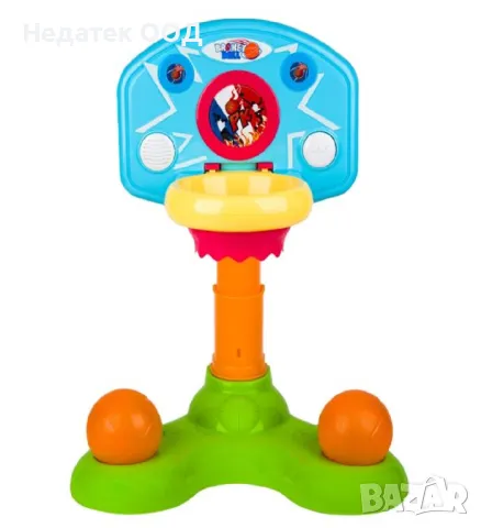 Детски, баскетболен, кош, с музика, 41х11х42 см