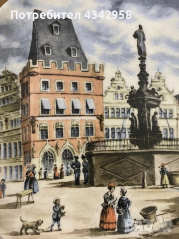 Kaiser. 1979г. Чиния за стена., снимка 4 - Антикварни и старинни предмети - 52022471