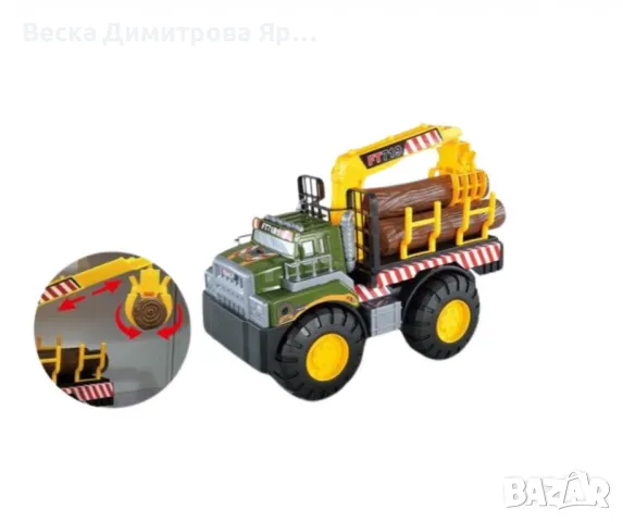 Багер с дърва