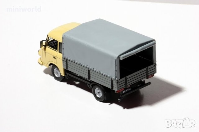 Barkas B1000 HP 1963 - мащаб 1:43 на DeAgostini моделът е нов в блистер, снимка 6 - Колекции - 41360873