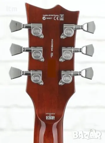 Електрическа китара ЛТД,LTD,EC-256FM DBSB DARK BROWN, снимка 5 - Китари - 48188147