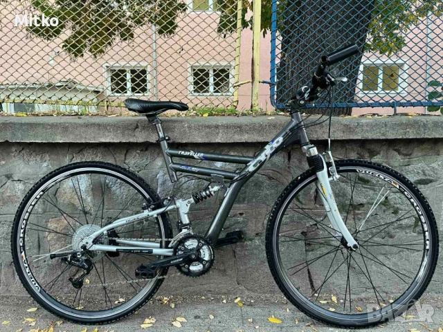 28 цола алуминиев велосипед с 21 скорости усилени капли амортисьори предни и задни като нов 