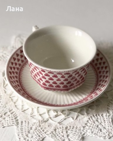 Чаша за закуска с чинийка, ADAMS , Англия,  200 мл, снимка 6 - Чаши - 41351046