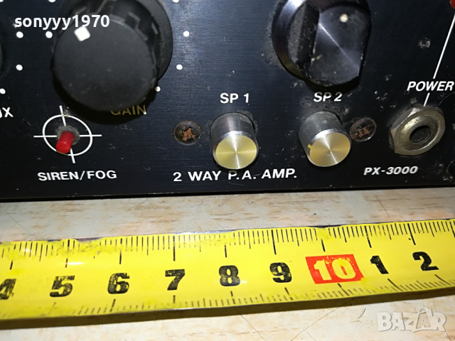 INTER-POWER PX-3000 2WAY PA AMPLIFIER-GERMANY 0204222113, снимка 11 - Ресийвъри, усилватели, смесителни пултове - 36322302