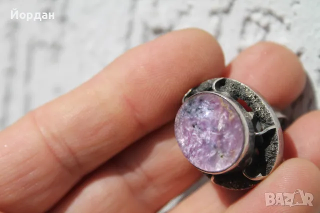 Авторски сребърен пръстен , снимка 15 - Пръстени - 49862364