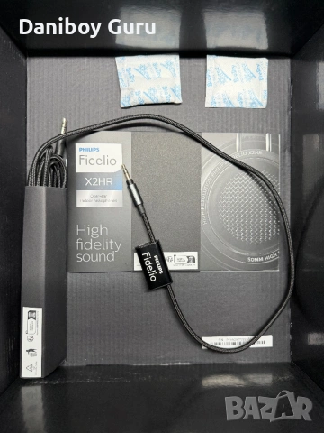 Philips Fidelio X2HR слушалки с кабел, отворен гръб, 50 мм драйвери - черни, професионални студийни , снимка 9 - Слушалки и портативни колонки - 53563697