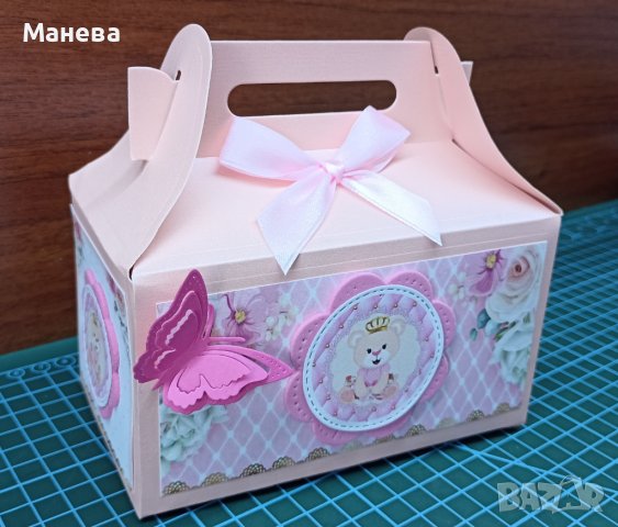 Подаръчна кутия с дръжки, снимка 3 - Декорация за дома - 42061371