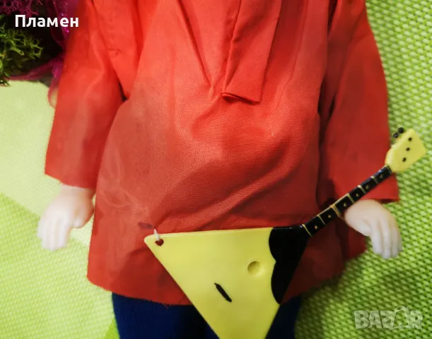 Стара руска кукла "Руский мальчик" (музикант) , снимка 11 - Колекции - 49874837