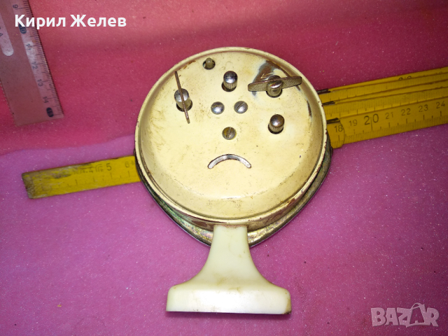 SHANGHAI CHINA Стар РЯДЪК КОЛЕКЦИОНЕРСКИ РЕТРО МЕХАНИЧЕН КИТАЙСКИ БУДИЛНИК ШАНХАЙ 30822, снимка 3 - Антикварни и старинни предмети - 44548944