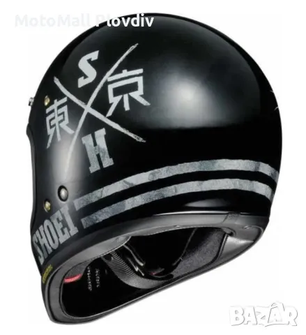 Каска Shoei Еx-Zero мото мотор ретро шлем, снимка 8 - Аксесоари и консумативи - 49223792