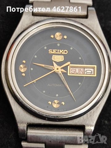 seiko 5 автоматик, снимка 4 - Дамски - 53768711