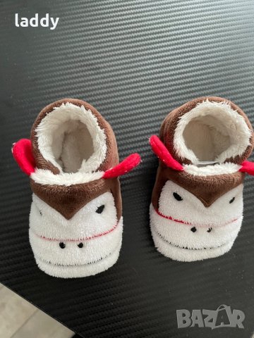 Бебешки пантофки за новородено, снимка 2 - Детски пантофи - 35842531