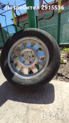 Алуминиева резервна джанта Ауди 15 5х100, снимка 5 - Гуми и джанти - 50095987