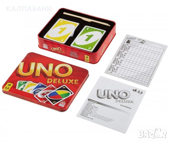 Карти за игра UNO Делукс K0888, снимка 3 - Игри и пъзели - 36024545