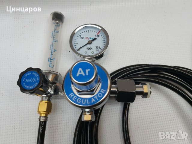 Тиг/Виг шланг,бутилка и регулатор за електрожени аргон, снимка 4 - Други машини и части - 40337348