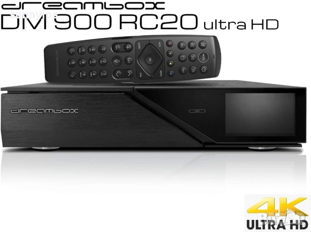 Сателитен приемник Dreambox DM900 RC20 UHD 4K 1x Dual DVB-S2X MS Tuner