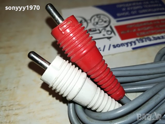 АУДИОКАБЕЛ ЧИНЧОВЕ 1МЕТЪР ВНОС SWISS 0202231314, снимка 9 - Други - 39527359