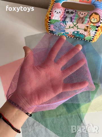 Бебешка сензорна играчка с кърпички, снимка 11 - Образователни игри - 52451980