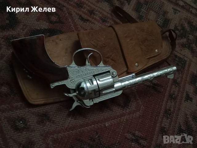 Стар метален пистолет с кобур 54291, снимка 8 - Антикварни и старинни предмети - 53638422