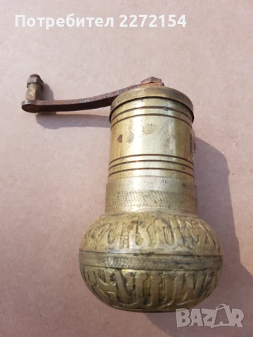 Арабска бронзова мелничка , снимка 2 - Антикварни и старинни предмети - 51055980