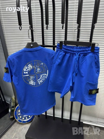 Stone Island Нов Син Мъжки Екип , снимка 2 - Спортни дрехи, екипи - 53740077