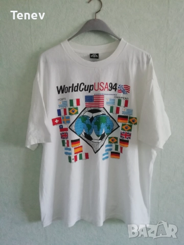 World Cup 1994 USA Vintage ретро памучна тениска оригинална Световно първенство футбол САЩ 1994 