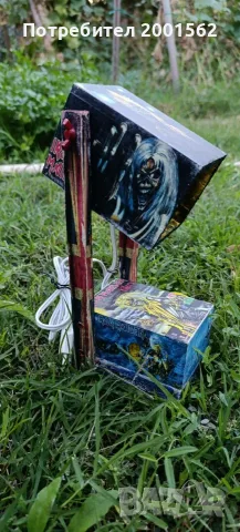Настолна лампа на тема Iron Maiden, снимка 2 - Настолни лампи - 55309511