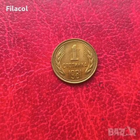 1 стотинка 1981 година