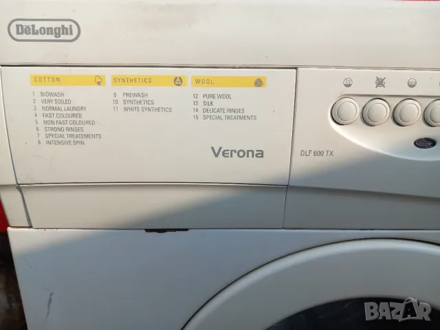 Продавам Люк за пералня DeLonghi DLF 600 TX, снимка 5 - Перални - 49251603