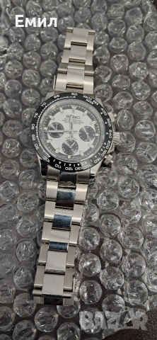 Seiko Daytona Panda Mod, снимка 2 - Мъжки - 53492964