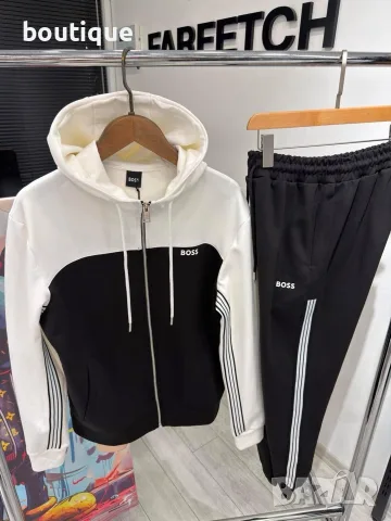Мъжки комплект 2 части Armani, Boss, Balenciaga, Hugo и Louis Vuitton, снимка 3 - Спортни дрехи, екипи - 55711701
