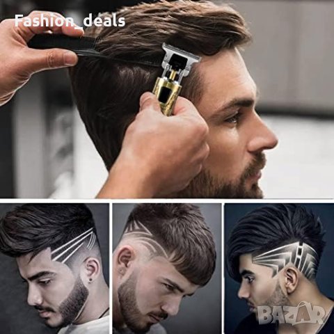 Нов Професионален тример Електрическа самобръсначка машинка за подстригване на коса Мъже Подарък, снимка 5 - Тримери - 41892972