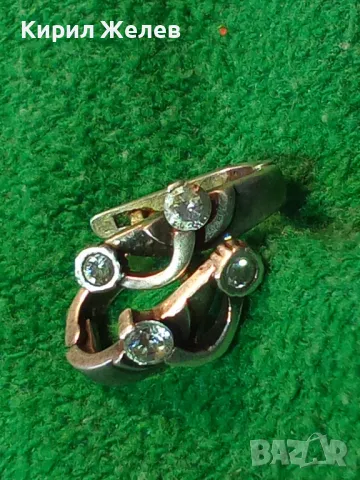 ПРЕКРАСНИ СКЪПОЦЕННИ АНГЛИЙСКИ СРЕБЪРНИ ОБЕЦИ СРЕБРО 925 с БЛЕСТЯЩИ ФАСЕТИРАНИ ЦИРКОНИ 48252, снимка 13 - Обеци - 49601470