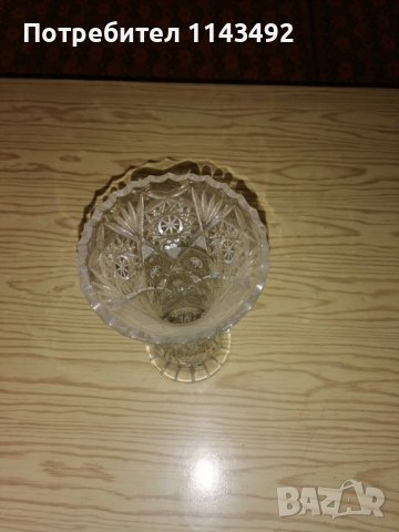 Кристална ваза, снимка 2 - Вази - 39491175