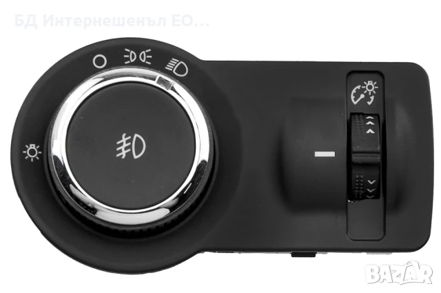 13295228 Ключ за светлини фарове, Chevrolet, Cruze J300, с регулиране, Черен с хром, снимка 4 - Аксесоари и консумативи - 50929688