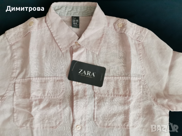 ZARA-страхотна Нова риза за тийнейджър, снимка 2 - Детски ризи - 33342434