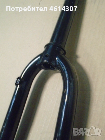 Вилка - Disc Tange Cromo Steel fork black 1-1.1/8” , снимка 1