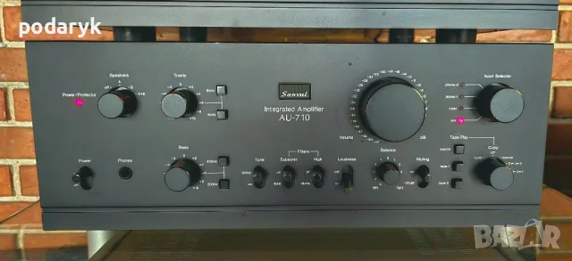 🔥 Винтидж Аудио Перла – Пълен Sansui Флагмански Сет: AU-717, TU-717, SC-5330, SE-7 + SR-717 с Stant, снимка 5 - Ресийвъри, усилватели, смесителни пултове - 49517526
