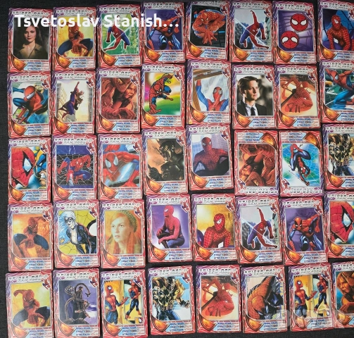 Колекционерски карти на Spiderman , снимка 3 - Колекции - 52903991