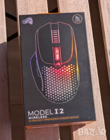 Glorious Model I 2 Wireless Black – нова запечатана безжична геймърска мишка, снимка 4 - Клавиатури и мишки - 56337687
